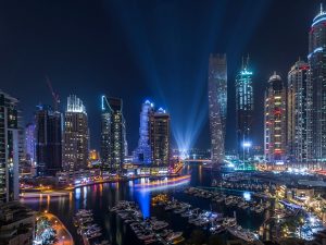 UAE-Dubai-night-skyscrapers-lights-boats-river_1920x1440